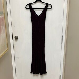 Betsey Johnson Deep Purple Maxi Dress